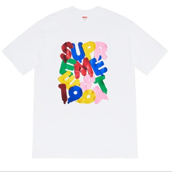 Supreme Balloons Tee White Large FW20 Brand New